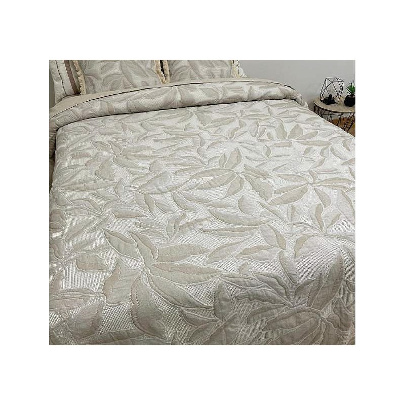 Bedspread Lauda Beige 240x260 cm