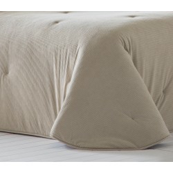 Lovatiesė Nilo Beig 250x270 cm, su 2 pagalvėlių užvalkalais