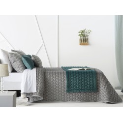 Bedspread Naroa Gris 270x270 cm
