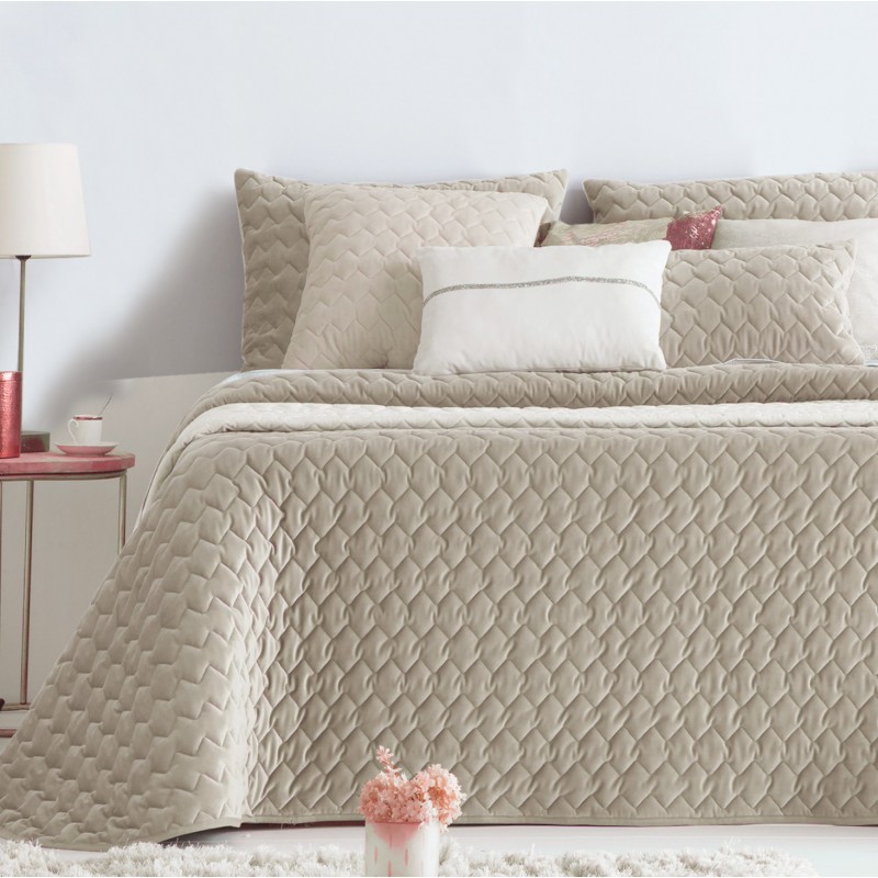 Bedspread Naroa Beig 270x270 cm