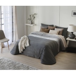 Lovatiesė Arlet Gris 250x270 cm, su 2 pagalvėlių užvalkalais