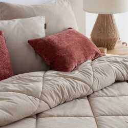 Lovatiesė Anelka Camel 270x270 cm velvetas