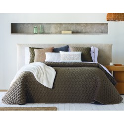 Bedspread Naroa Marron 235x270 cm